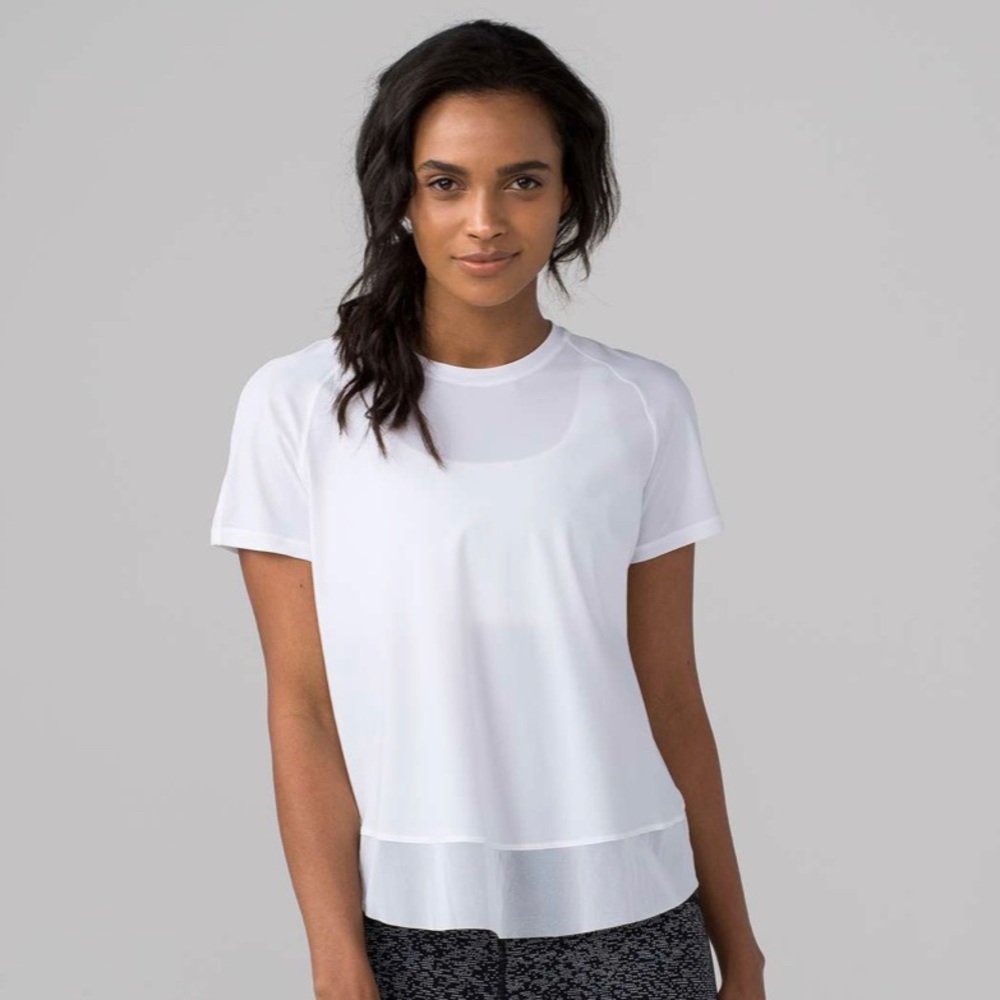 Lululemon Quick Pace Short Sleeve T-shirt - White